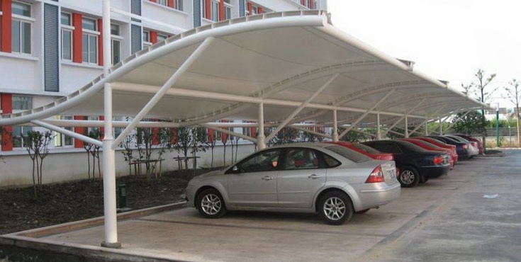 Car Parking Tensile Structure