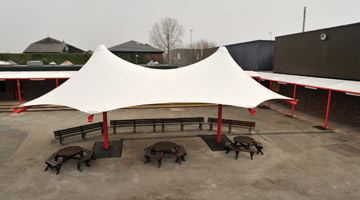tensioned fabric structures